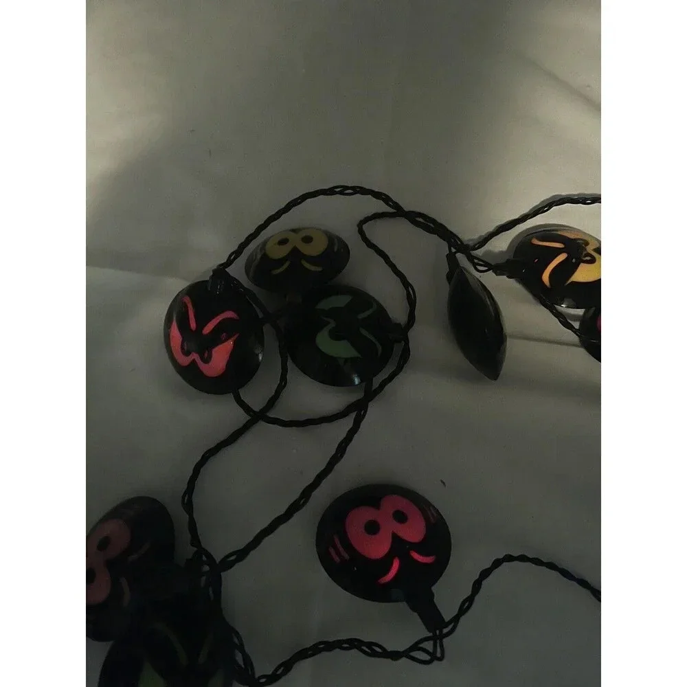 Halloween Light Strands Glowing Eyes And Faces Stackable Strands Novelty Lights